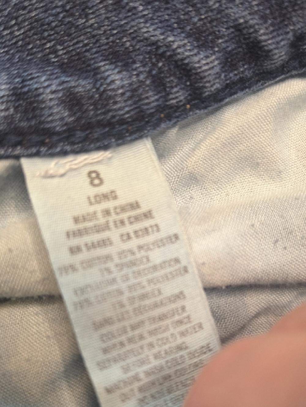 Artist Jeans w/33" Inseam👖Low Rise American Eagle Outfitters Size 8 sac419 - Picture 7 of 7
